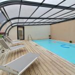 la piscine commune aux 4 g&icirc;tes