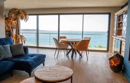 Vue mer du salon Gîte n°22G131734 Trélévern - Côtes d'Armor - Vue mer du salon